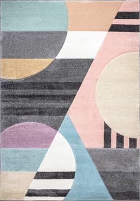 Gray Modern Abstract Rug swatch