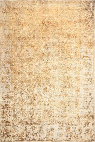 Beige 7' 10" x 10' Washable Faded Vintage Rug swatch