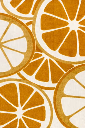 Orange 4' x 6' Clementine Indoor/Outdoor Rug swatch