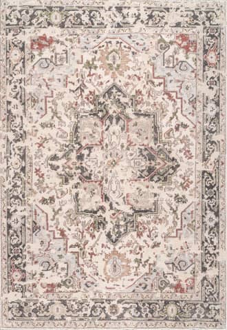 6' x 9' Hand Knotted Castle Medallion Rug primary image