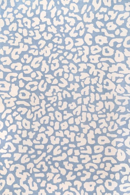 light blue cheetah print