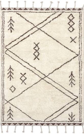 5' x 8' Wool Tasseled Rug primary image