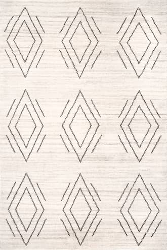 Hand Knotted Fluttery Diamonds Rug primary image