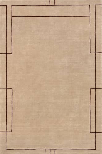 Nile Bordered Wool-Blend Rug primary image