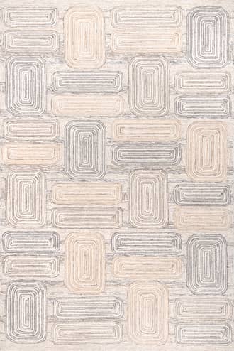 5' x 8' Charlotte Wool Tiled Rug primary image