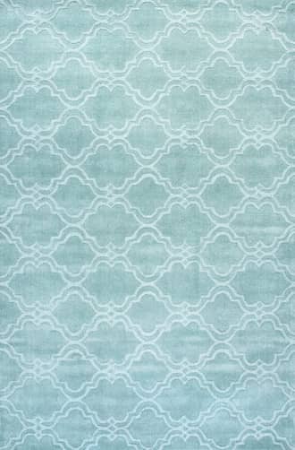 Moss Double Carved Trellis Rug swatch