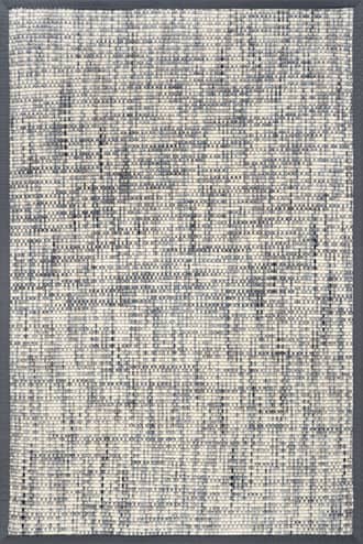 8' x 10' Elnora Bordered Crosshatch Wool-Blend Rug primary image