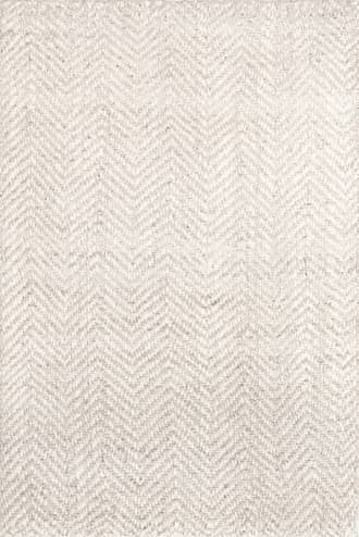 Jute Wavy Chevron Rug primary image