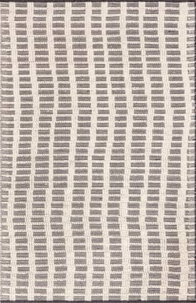 Ivory Parker Check Textured Rug swatch