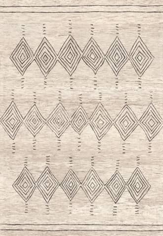 Ivory Kinslee Wool-Blend Tiled Rug swatch