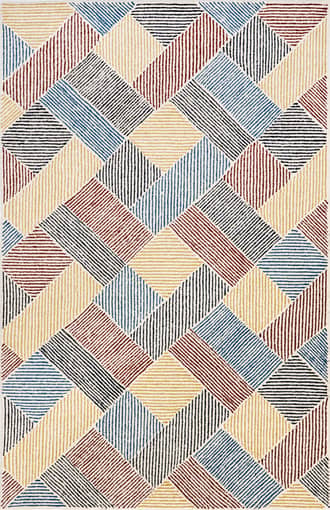 Multicolor 8' x 10' Nova Abstract Striped Rug swatch
