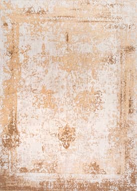 Sand 2' 6" x 12' Faded Abstract Rug swatch