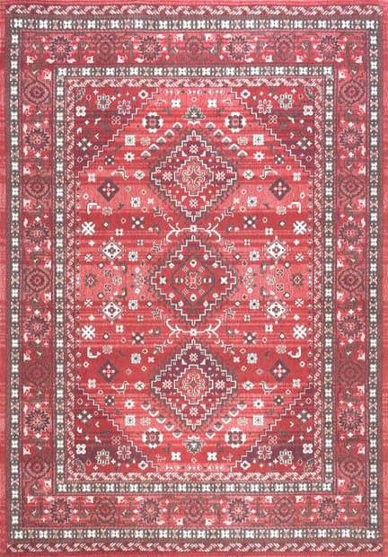 Acense Cotton Persian Red Rug, Are Red Oriental Rugs Out Of Style