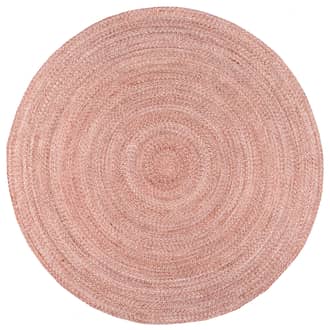 Light Pink 6' Farah Braided Ombre Rug swatch