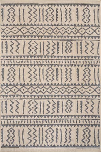 8' x 10' Tribal Relief Indoor/Outdoor Rug primary image