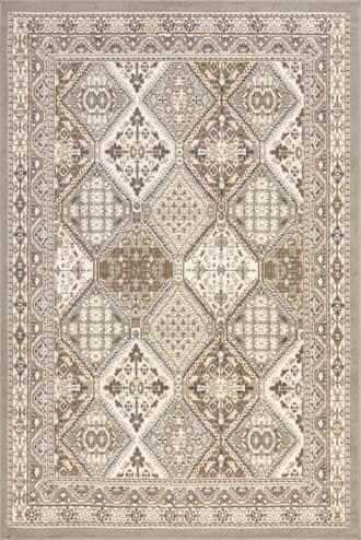 Gray 8' x 10' Melange Tiles Rug swatch