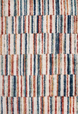 Beige Kyra Abstract Striped Rug swatch