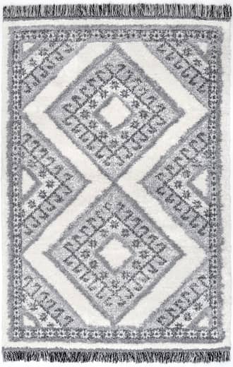 5' 3" x 7' 6" Textured Trellis Rug primary image