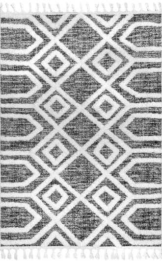 Textured Paneled Lattice Rug primary image