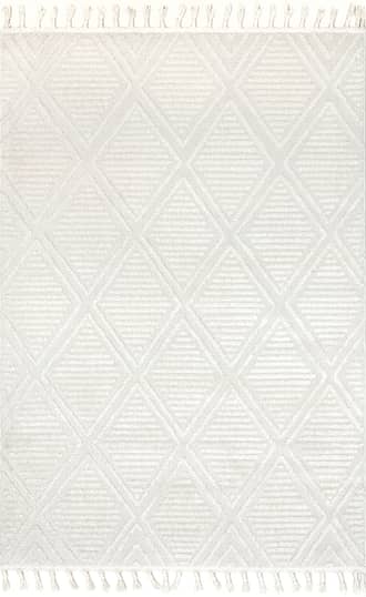 Ivory 8' Balboa Textured Tile Rug swatch