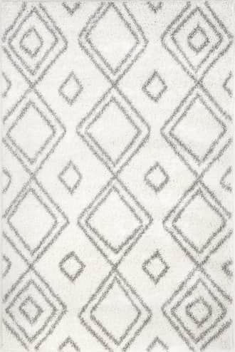 4' x 6' Double Diamond Shag Rug primary image