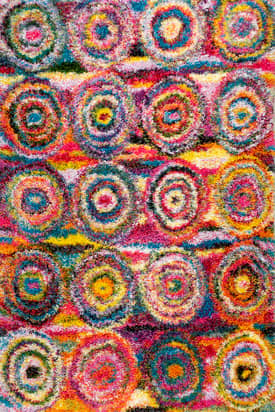 Multi 7' 10" Abstract Circles Rug swatch
