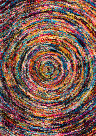Multicolor 2' 8" x 8' Swirl Rug swatch