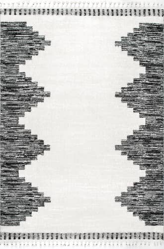 Crenellated Diamonds with Tassels Rug primary image