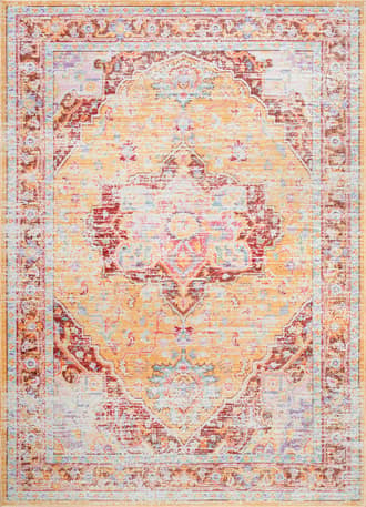 Tinted Cartouche Medallion Rug primary image