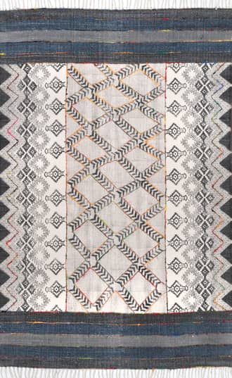 5' x 8' Cotton Geometric Rug primary image