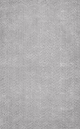 Gray Carved Chevron Rug swatch