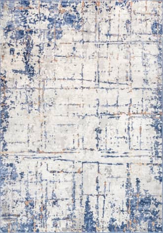 Light Blue 9' x 12' Abstract Vintage Rug swatch