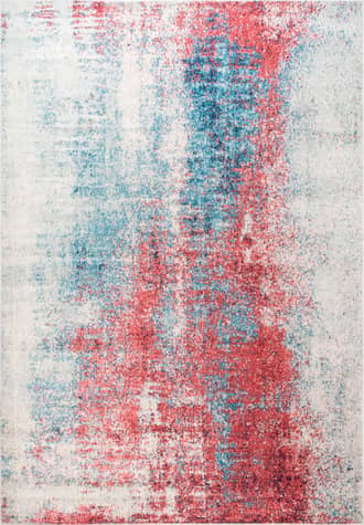 Rust 2' 8" x 8' Abstract Contemporary Rug swatch