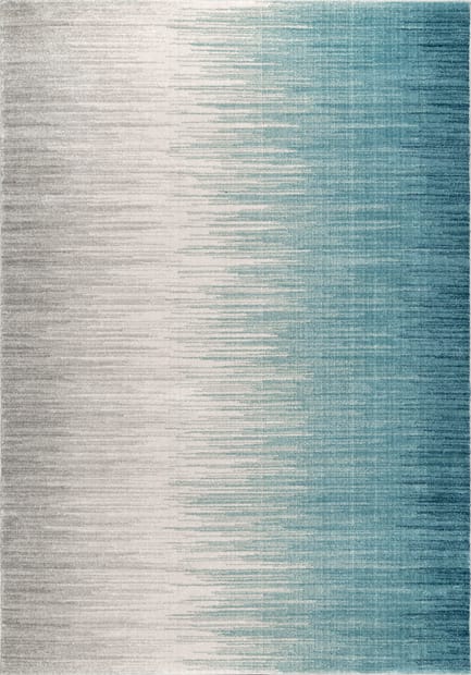 Bosphorus Ombre Blue Rug, Teal Ombre Area Rugs
