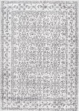 Gray 6' 7" x 9' Medieval Tracery Rug swatch