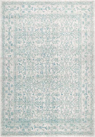 Blue 2' 8" x 8' Medieval Tracery Rug swatch