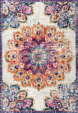 Multi 5' x 7' 5" Withered Bloom In Bouquet Rug swatch