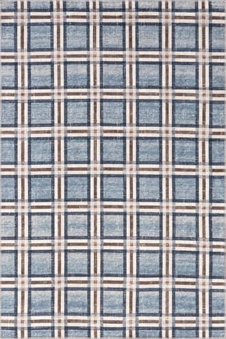 5' x 8' Alejandra Windowpane Plaid Washable Rug primary image