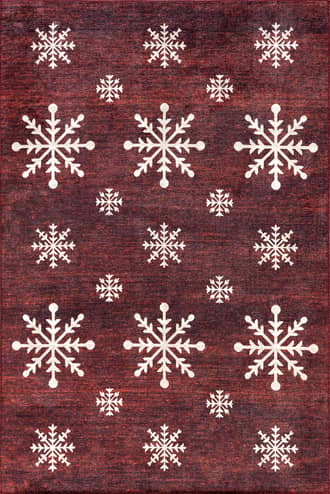 8' x 10' Noemi Snowflake Washable Rug primary image