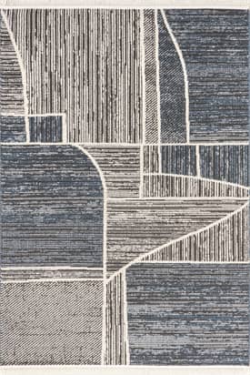 Light Gray Roslyn Contemporary Figures Rug swatch