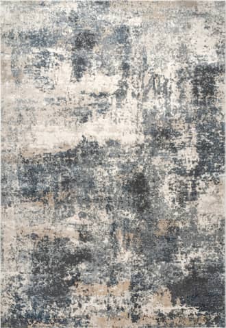 Blue 2' 8" x 8' Mottled Abstract Rug swatch
