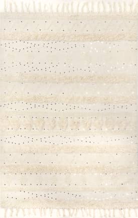 Ivory Chandy Textured Wool Rug swatch