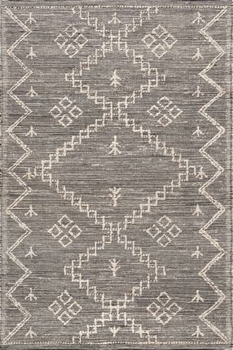 Beige 12' x 15' Textured Moroccan Jute Rug swatch