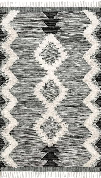 5' x 8' Shaggy Diamond Helix Rug primary image