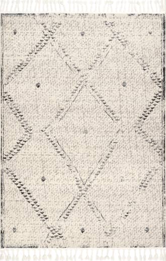2' x 3' Moroccan Trellis Tassel Rug primary image