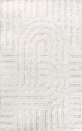 Ivory 3' x 5' Downtown Textured Rug swatch
