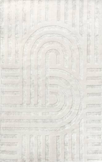 Ivory 2' x 8' Downtown Textured Rug swatch