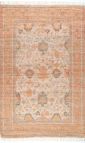 Floral Persian Tassel Rug primary image