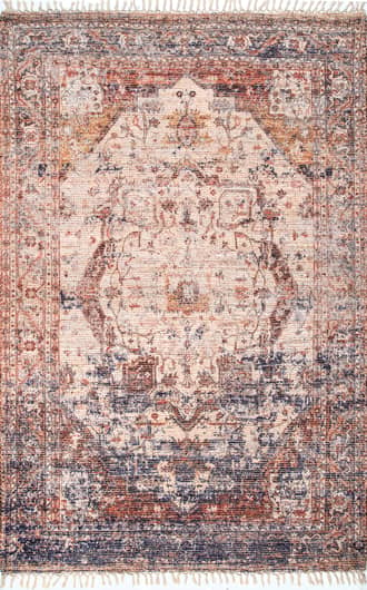 3' x 5' Faded Medallion Tassel Rug primary image