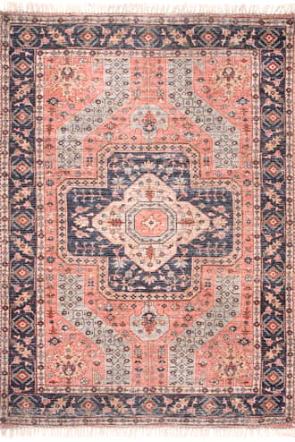 Rust Ivied Grace Medallion Rug swatch